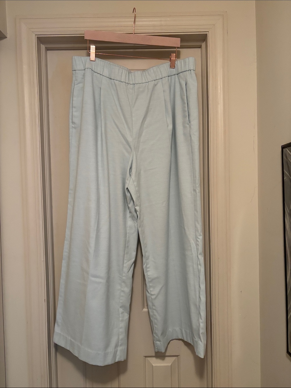 Ann Taylor Light Blue Wide Leg Pants